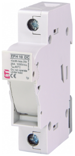 Держатель EFH 10 1P 25A 1000V DC