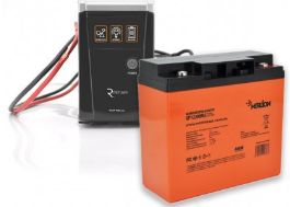 Комплект ДБЖ RITAR RTSW-500 LED з АКБ MERLION AGM 12V 40 Ah