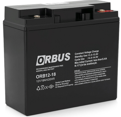 ORBUS OR1218 AGM 12V 18 Ah